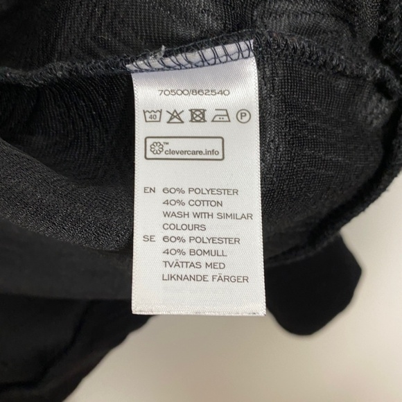 KappaAhl Jacket Womens Medium Black Quilted Blazer Zipper Front Pockets Soft - Picture 7 of 10